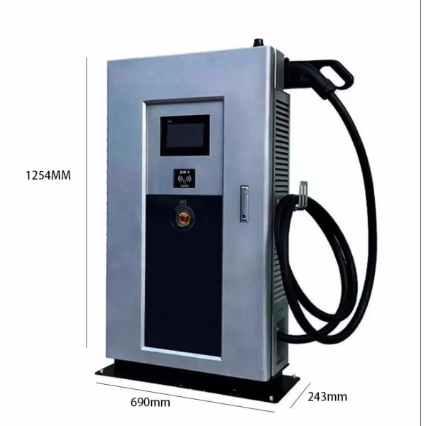 30KW Nouveau véhicule énergétique Dc Ev chargeur 2 pistolet avec classe de protection IP54