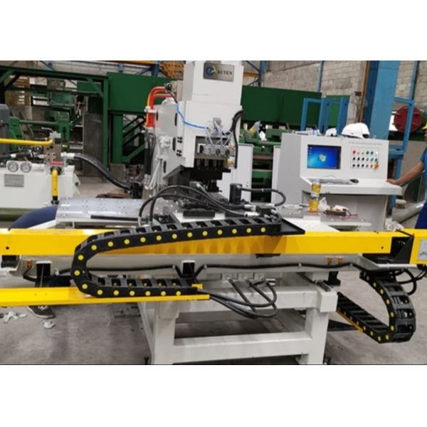 Gusset Plate Processing BNCZ100 CNC Plate Punching And Drilling Machine Heavy Plate Hole Making