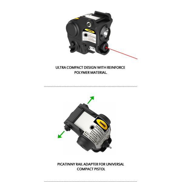 Алюминиевый тактический электрофонарь 30m 180lm держателя рельса для звероловства