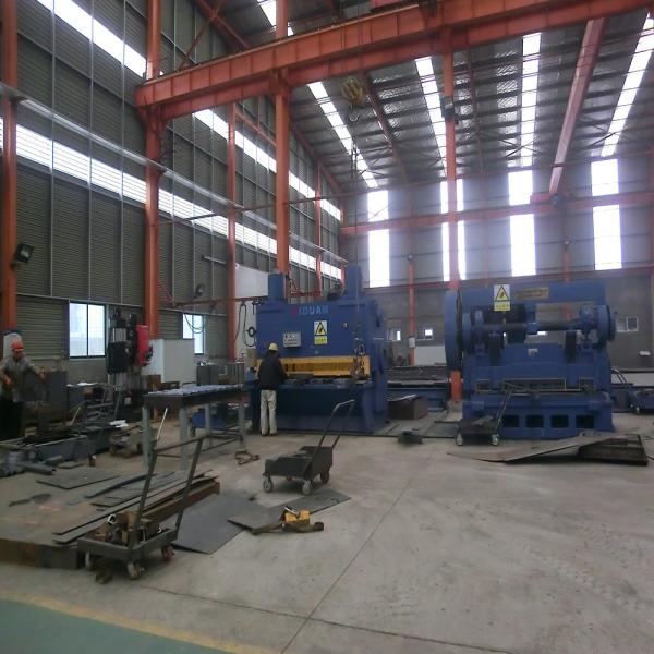 Estructuras de acero arquitectónicas S355JR S235JR, almacén de almacenamiento de estructura de acero