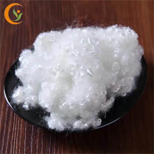 100% Polyester Crimp Polyester Fiber Grade AA White