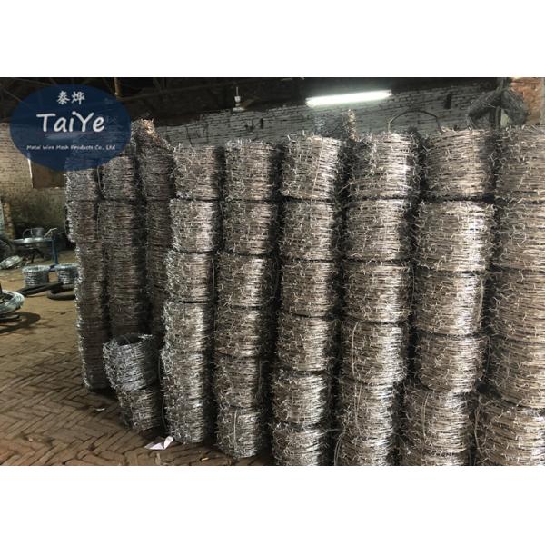 25KG 400M PVC Coated Barbed Wire Fence Wire Mesh Fence 1.6mm - 2.8mm Dia