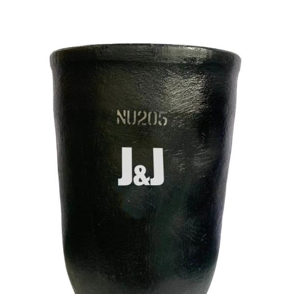 Compact Conventional Silicon Carbide Graphite Crucible For Aluminum Melting
