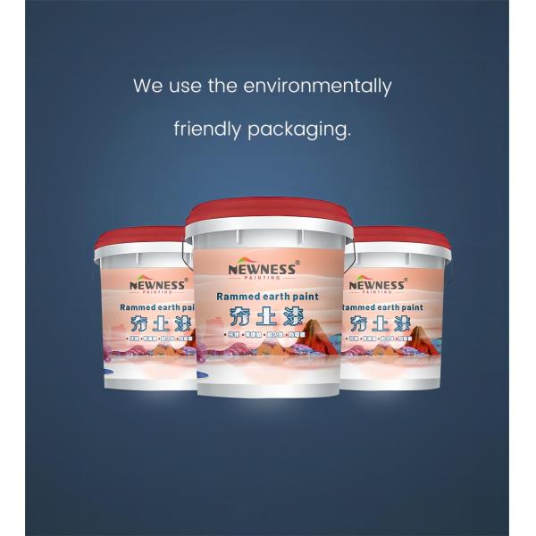 State Powder Coating Custom Natural Pastoral Style Soil Clay Straw Mud Wall Art Paint