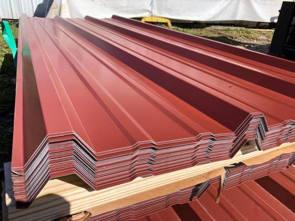 26 Gauge G550 Galvanizado de aço R painel de aço Profil de metal do telhado folha rolando máquina de formação