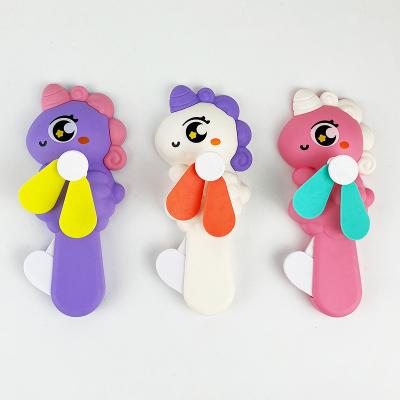 Mini ventilador de mão elétrico adorável desenho animado para crianças