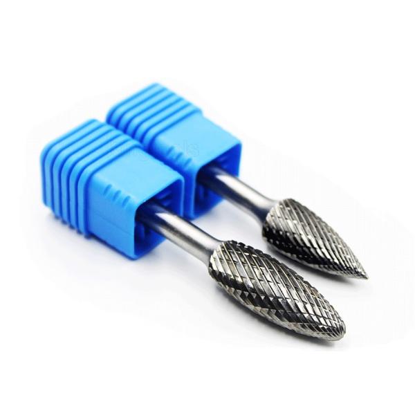 Power Tools Set 6mm 1/8 Shank Carving Metal Engraving Single Standard Cut One Set 10 Tungsten Steel Carbide Burr