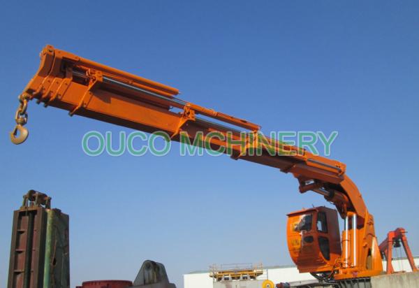 Hydraulic Folding Boom Crane , Telescopic Boom Crane 12 Months Warranty