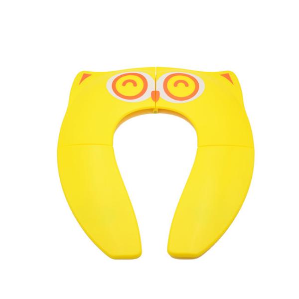 Owl Shape Folding Potty Seat ABS Material Anti Slip Buckles Pads Eco - Friendly