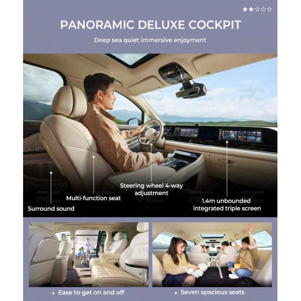 Extended Range 1231km Voyah Dreamer PHEV MPV Chinese EV Car 0-100km/H 5.9s