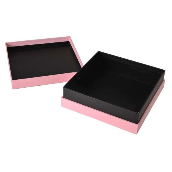 Square Shaped Jewelry Paper Boxes Heat Transfer Printing For Ring Storage