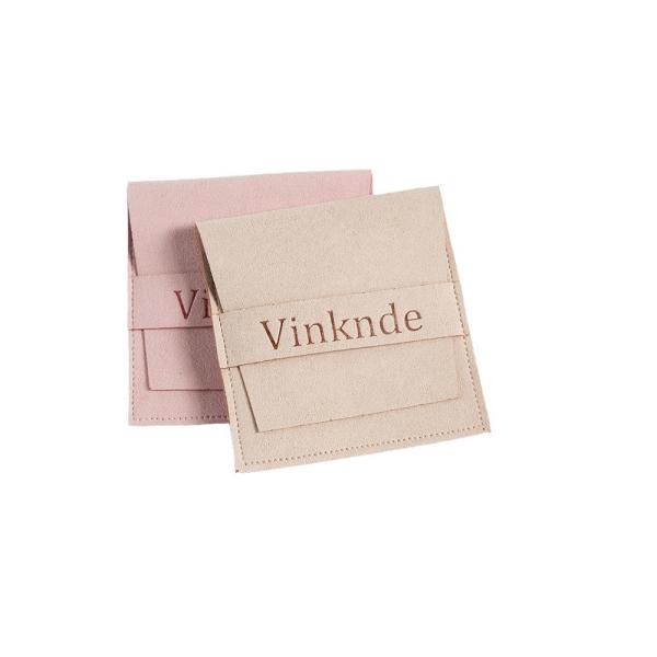 Custom Logo Accepted 6.2*6.2 Cm Multi-color Velvet Flip Cover Fashion Necklace Jewelry Storage Bag