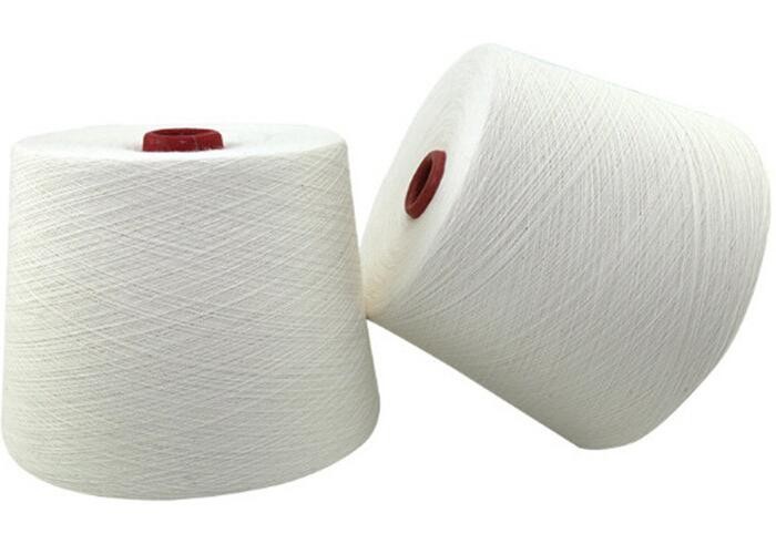 Dyed Combed Pure Cotton Yarn , CVC Cotton Cone Yarn For Knitting Gloves