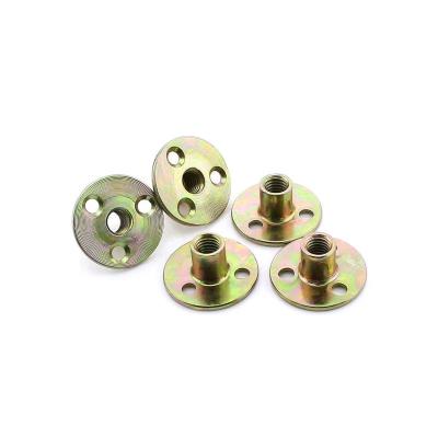 3 Hole T-nut With Round Base