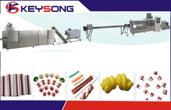 Small Scale Dog Food Maker Machine , Pet Food Production Line Capacity 120 - 150kg / H