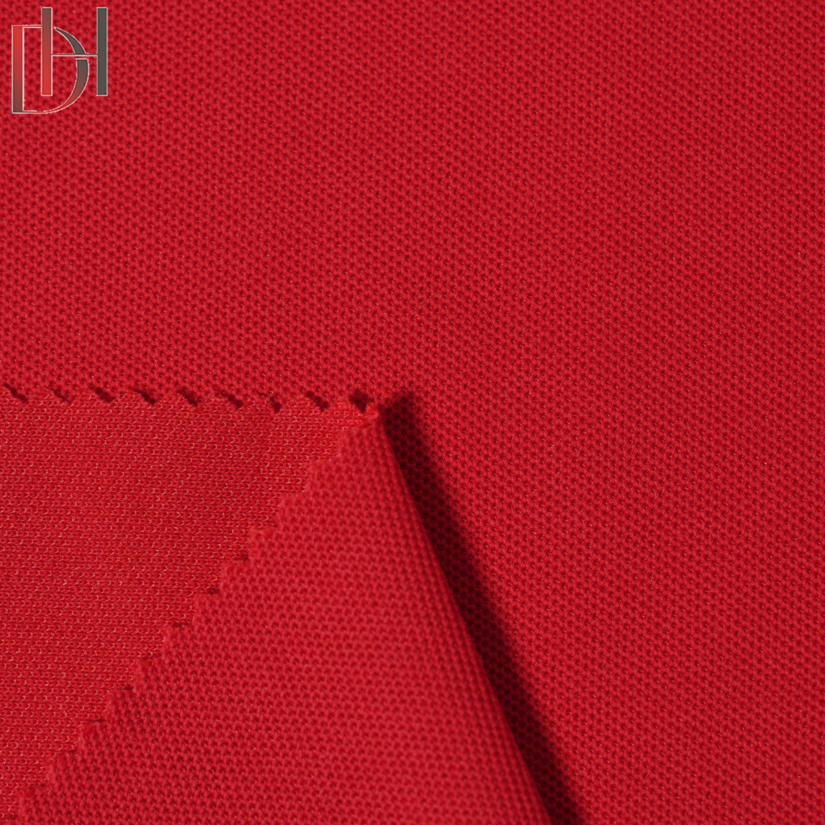 Wholesale Breathable Double Pique Fabric 63% Cotton 37% Polyester 210gsm For Garment Factories