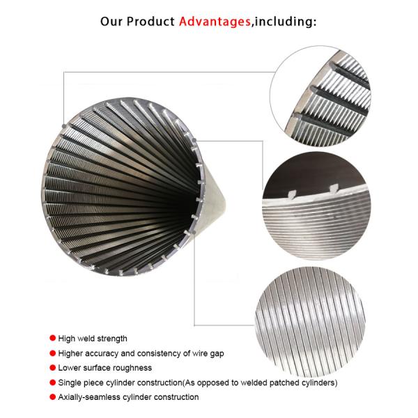 Johnson Screen Pipe Wedge Wire Screen Цилиндровая сварочная машина
