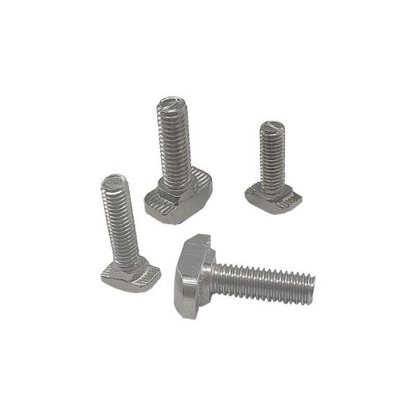 T Slot Hammer Head 304 Stainless Steel Channel T Bolts Screws for Slot 10mm Aluminum Profile