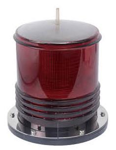 IP56 Marine Lighting Equipment , 60W E27 Ship Suez Canal Signal Light Stainless Steel Red / Blue