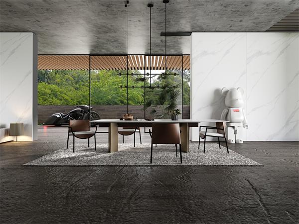 1420x2700mm White Sintered Stone Slab for Indoor Floor