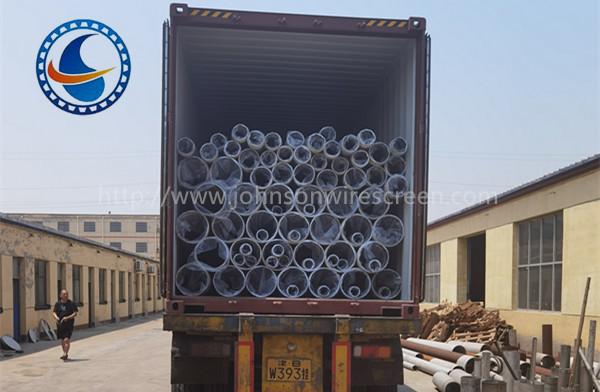 219mm Stainless Steel Johnson Water Well Screen 1.0mm Slot