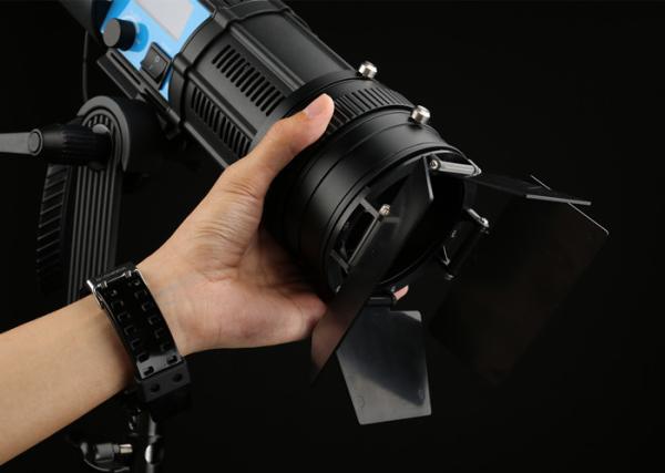 Dimmable  Led Fresnel Stage Lighting , Bi Color Fresnel Spotlights 100w