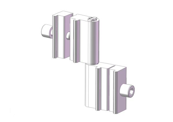 O tubo de alumínio de gerencio do eixo Rotatable do conector da tubulação articula AL-46 bidirecional