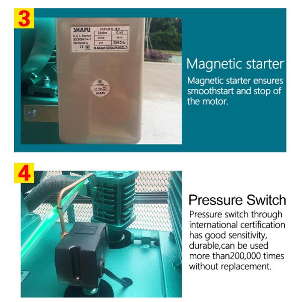 KA10 Belt Driven 10HP Piston Air Compressor For Foundry Industry