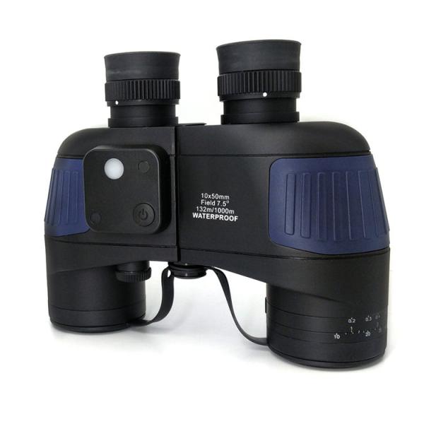 10x50 Marine Hunting Binoculars Telescope Waterproof With Military Compass