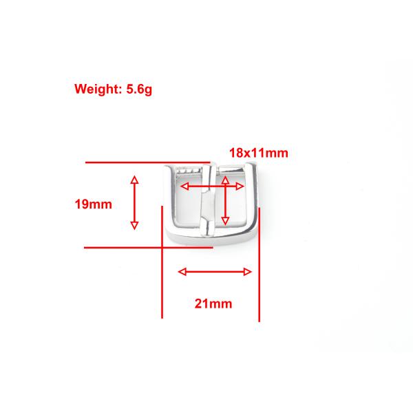 Professional Roller Belt Buckle , Hand Polished Pin Center Bar Belt Buckles