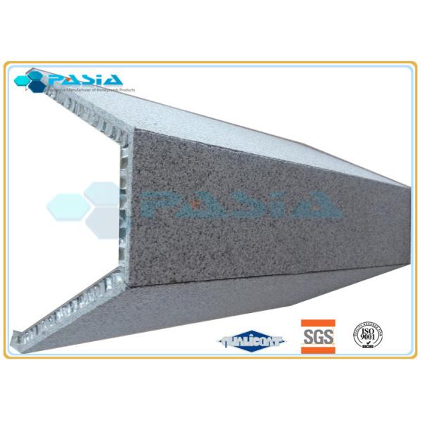 High Rise Building Cladding​ U Shape Granite Honeycomb Stone Panels Hammered