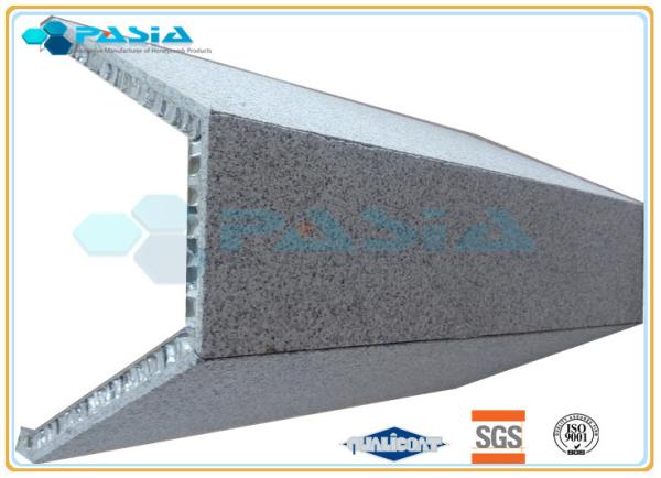 High Rise Building Cladding​ U Shape Granite Honeycomb Stone Panels Hammered