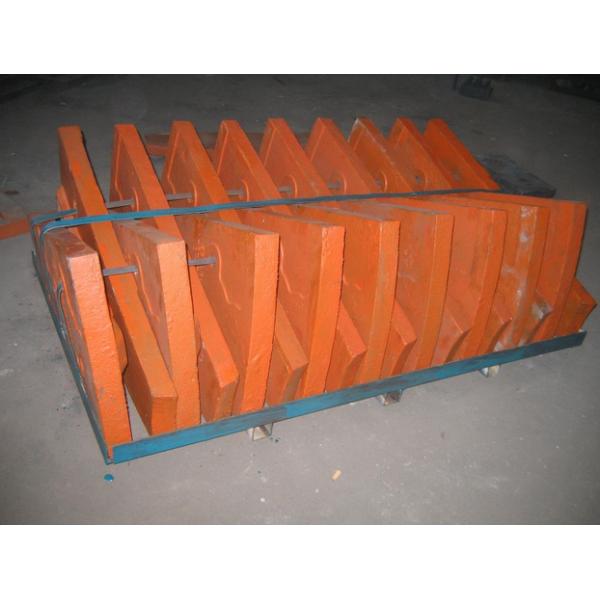 Customized Alloy Steel Mill Liners Applied in Ball Mill Hardness More Than HRC50