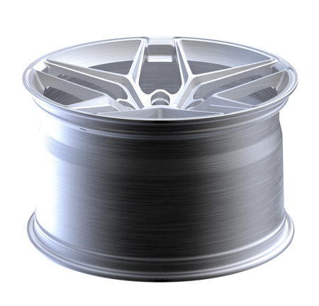 Forgé 1 pièce 20 21 22 pouces Monobloc de voiture Brushed roues en argent pour les jantes Porsche