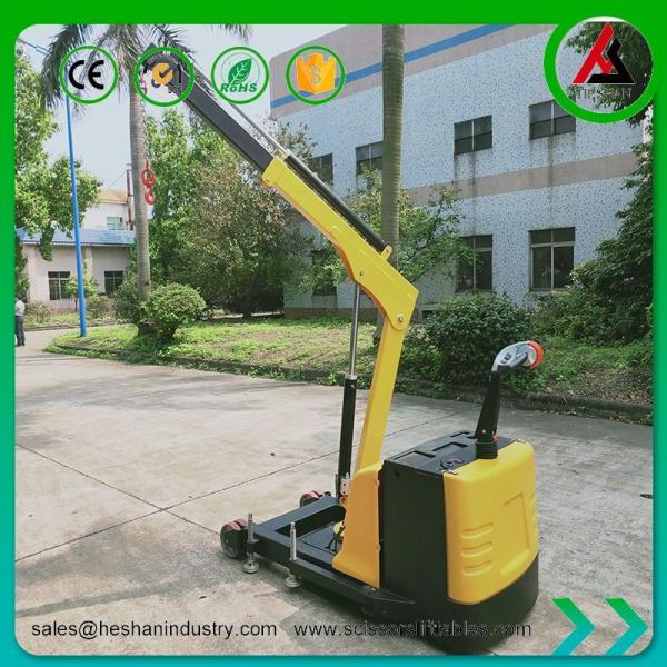 Кран пола черни CE электрический батарея тяжелых грузов 1 тонны использующая энергию