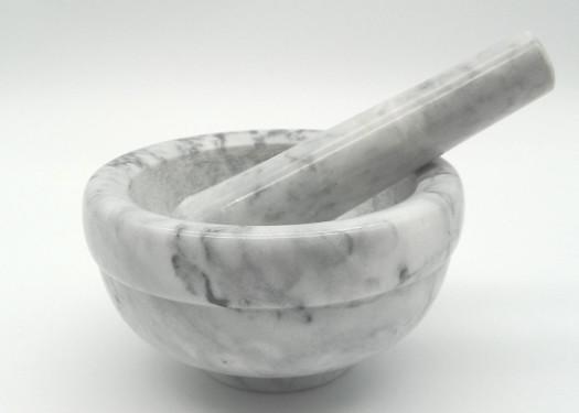 Glossy Stone Pestle Mortar Grey Color Easy Cleaning OEM Acceptable