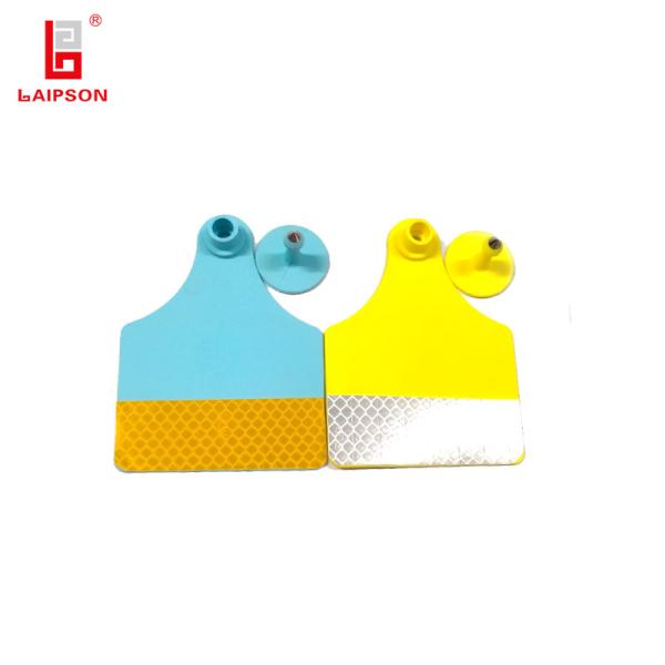 Comércio por grosso TPU Reflector Animal Ear Tag com números de laser para gado de vacas e ovelhas