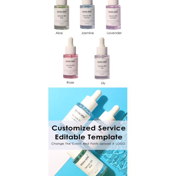 Skin Moisture Revitalizing Nail Cuticle Protector Manicure Pedicure Cuticle Oil Softener with Vitamin E 20ml Custom Logo