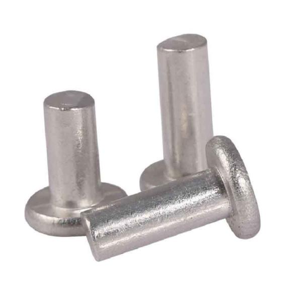 Aluminum Stainless Steel Solid Rivets Grade 6.8 Flat Head 3-6mm ODM