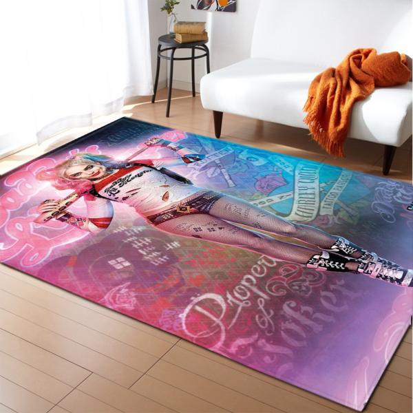 Landscape Cartoon Bedroom Floor Carpets Rug Under Dining Table Machine Washable