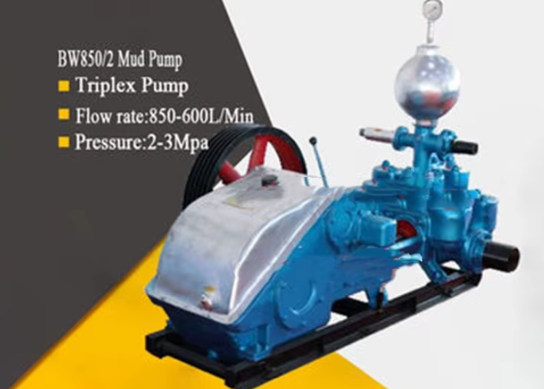 Horizontal Twin Cylinder BW850/2 Drilling Mud Pump Manufacturer