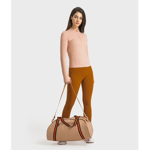 Half Zipper Womens Stretch Riding Base Layer With Thumb Hole Double Sided Nylon Tops