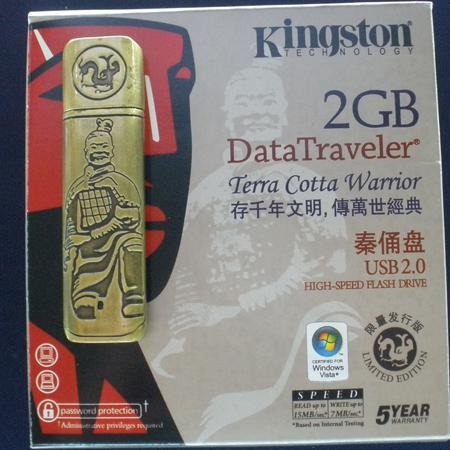O flash marcado de USB conduz para a terracota do descolamento de kingston