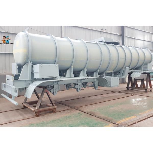 Химический трейлер танка масляной серной кислоты Triaxle 25m3 углерода стальной