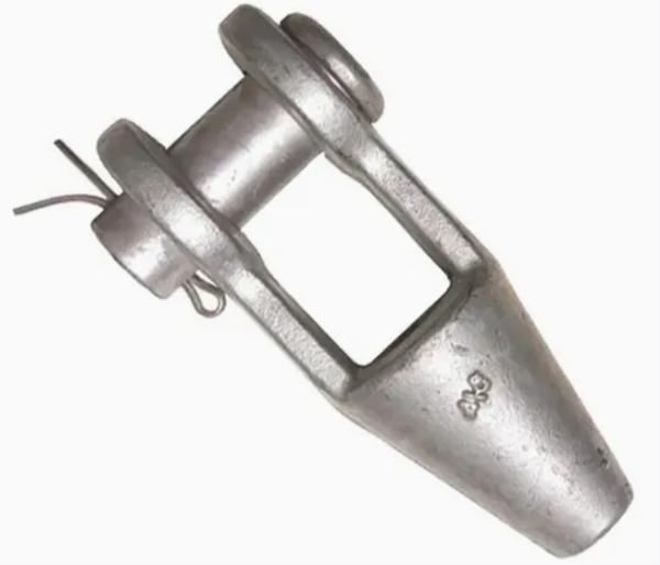 G416 コッターピン付き 熱電化オープンスペルターワイヤロープソケット
