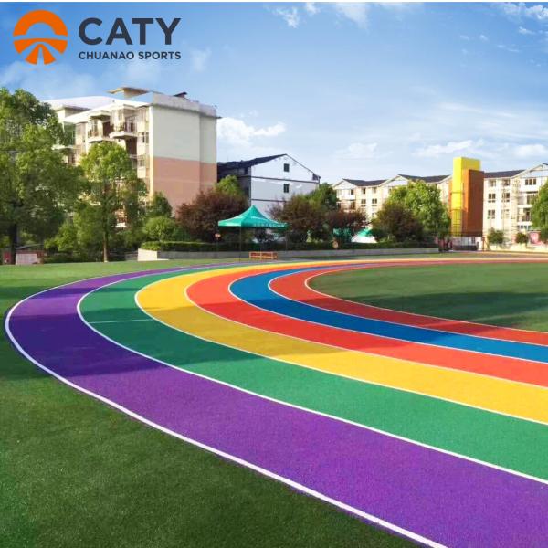Anti UV Athletic Running Track Playground Materials Wear Resistant EPDM Rubber Granules