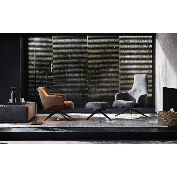 Low Back Relaxing Kensington Armchair , Colorful Kensington Leather Chair