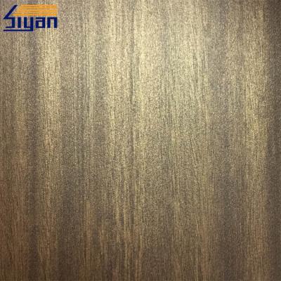 Durable Decorated Embossing PVC Lamination Film For Door / Profile