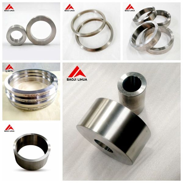 Customized Titanium Ring Dia 25mm 40mm 100mm Bright Surface Gr5 Gr7 Gr12