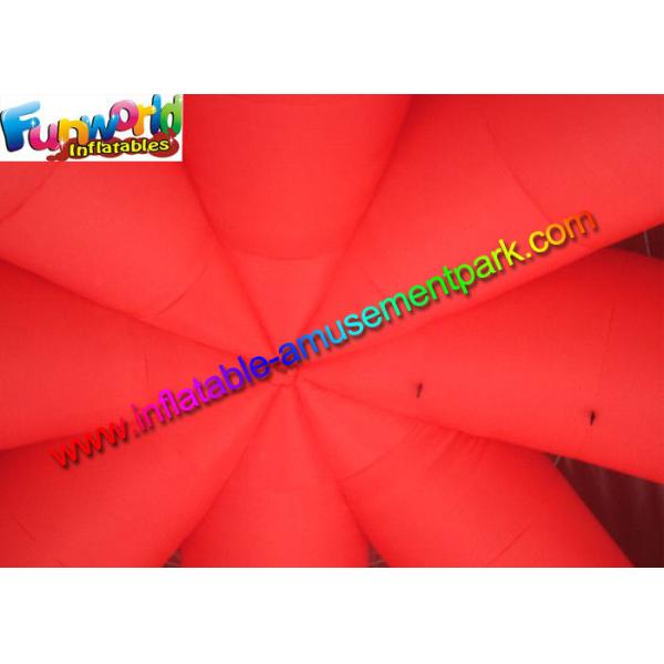 Уф--обработанный PVC покрыл шатер партии нейлона напольный раздувной красный/черноту